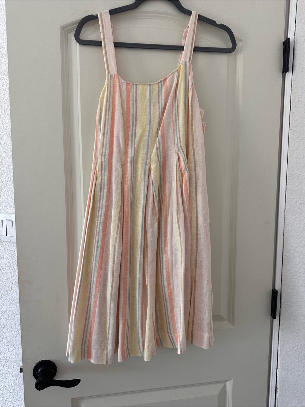 CJLA Striped Pastel Sundress - Pink & Yellow